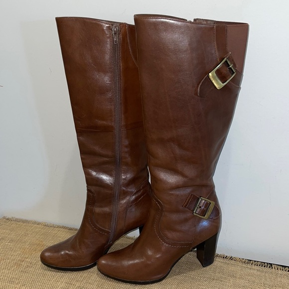 Antonio Melani "Jackson" Brown Boots 7 - Picture 1 of 15